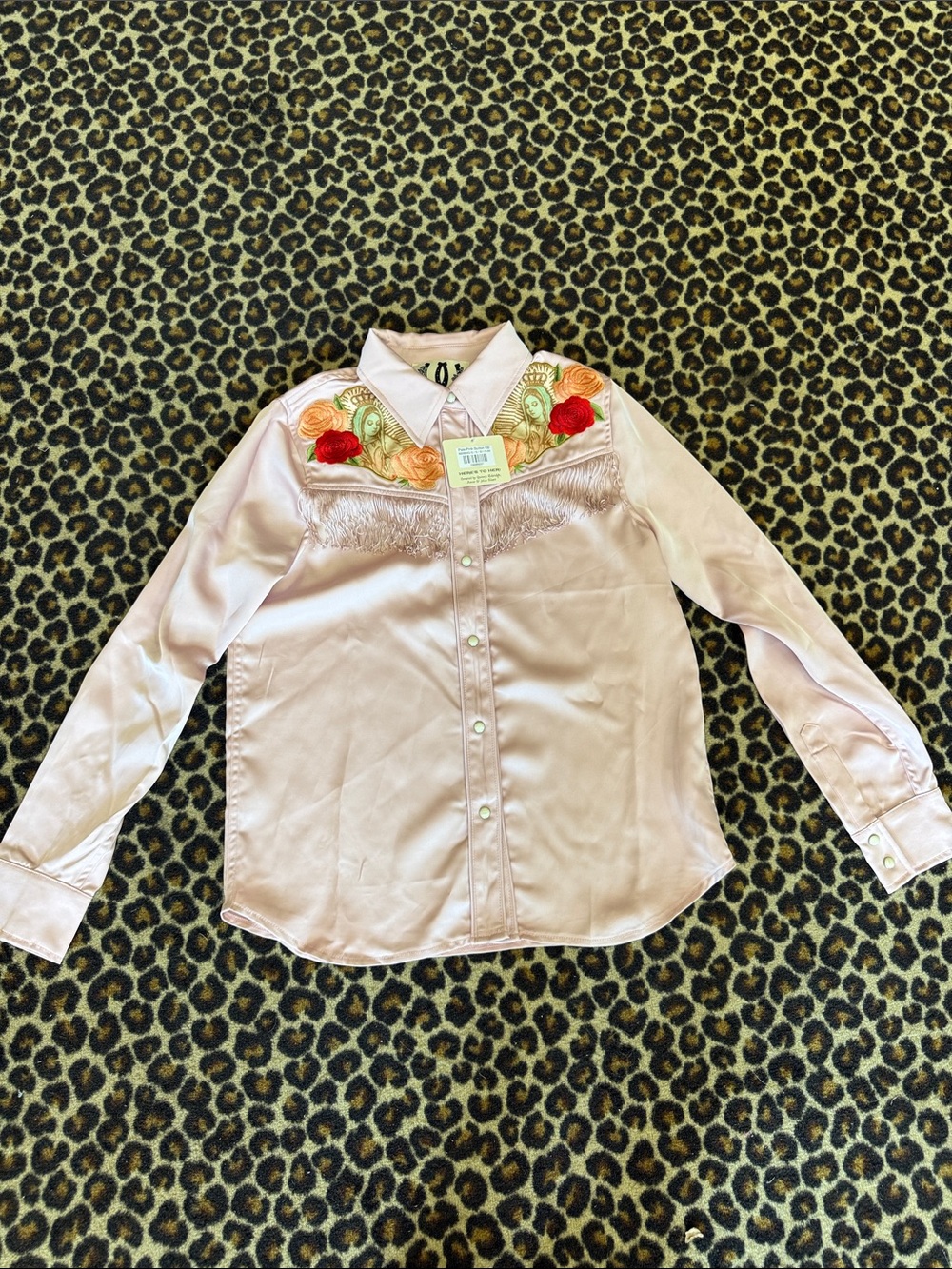 Pale Pink Button Up